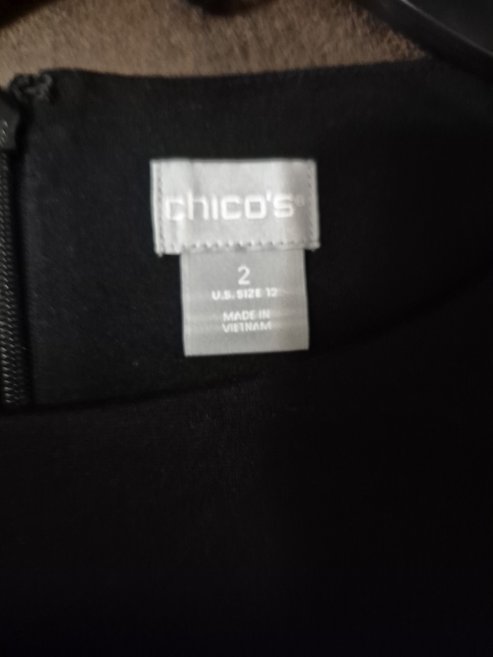 Chico's Black Crewneck Top